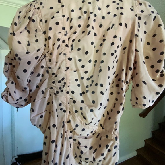 SONIA RYKIEL Silk Polka Dot Dress - Picture 6 of 11